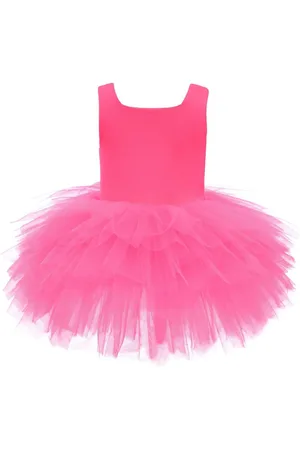 Mimi Tutu Vestido con tutú y cuello cuadrado