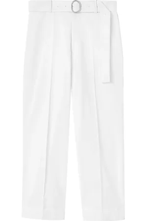 Jil Sander Pantalones rectos con cinturón