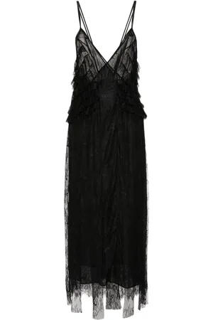 BLUMARINE Vestido largo de encaje