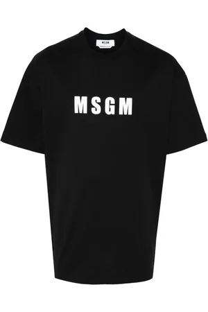 Msgm Camiseta con logo estampado