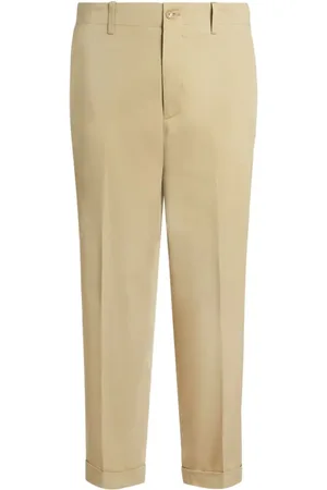 Etro Pantalones chinos con logo bordado