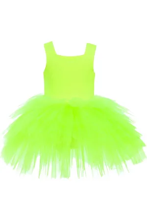Mimi Tutu Vestido con tutú y cuello cuadrado