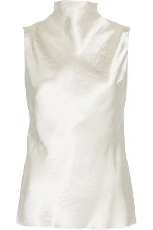 Nanushka Blusa Colson con cuello vuelto
