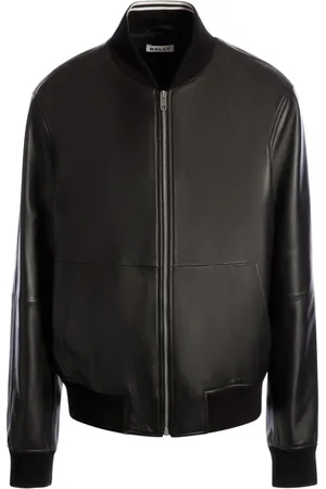 Bally Chaqueta bómber con ribete de canalé