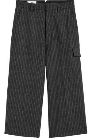 Ami Pantalones Military a rayas