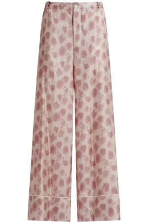 Marni Pantalones anchos de seda