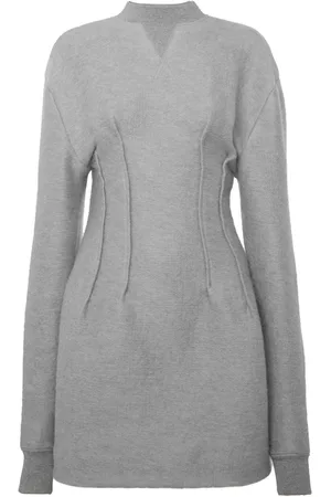 J.W.Anderson Vestido texturizado de manga larga