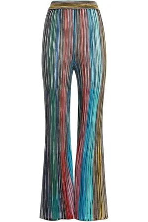 Missoni Pantalones acampanados a rayas