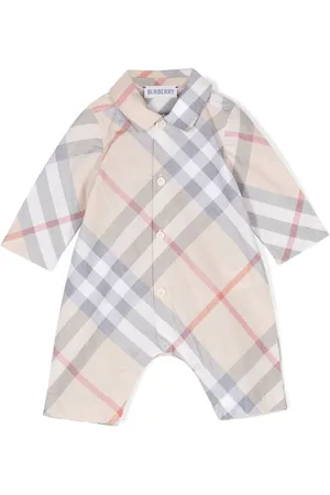 Burberry Pelele con motivo a cuadros