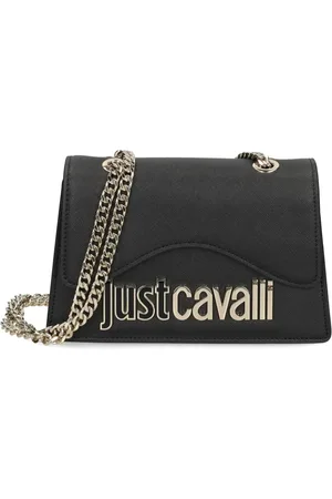 Roberto Cavalli Bolso de hombro con placa del logo