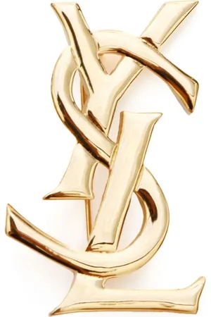 Saint Laurent Broche con logo