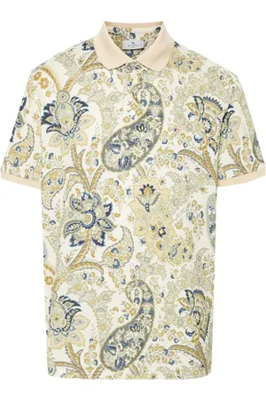 Etro Polo con estampado de cachemira