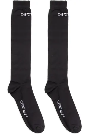 OFF-WHITE Calcetines con logo en jacquard