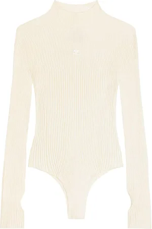 Courrèges Body con logo bordado