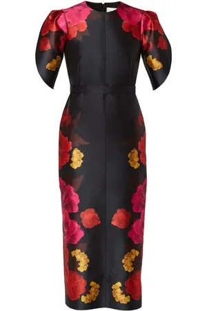 Erdem Vestido midi con estampado floral
