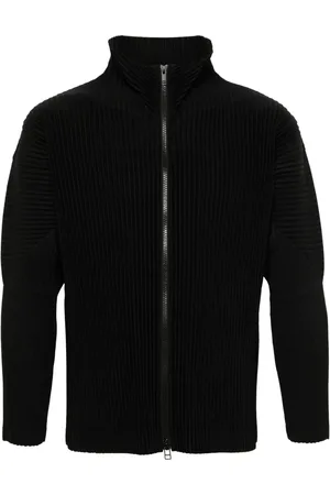 Issey Miyake Chaqueta con efecto plisado