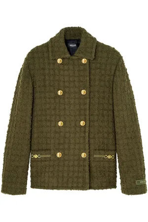 VERSACE Chaquetón Heritage de tweed