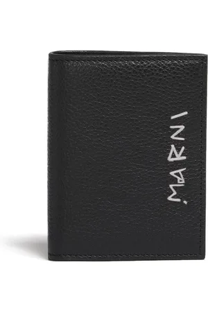 Marni Cartera plegable con logo bordado
