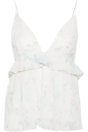 Ganni Top con estampado floral