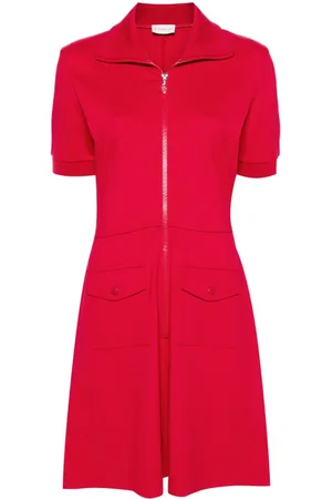 Moncler Vestido corto con aplique del logo