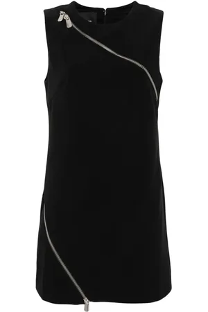 Pinko Vestido corto con cremallera asimétrica