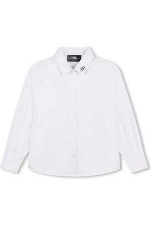 Karl Lagerfeld Camisa con logo bordado