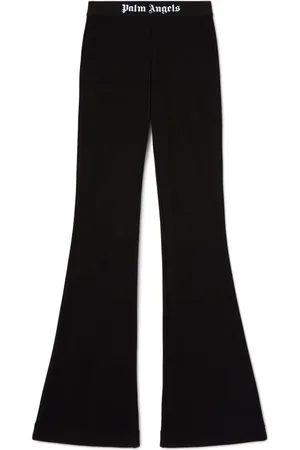 Palm Angels Pantalones de chándal con logo en la cinturilla