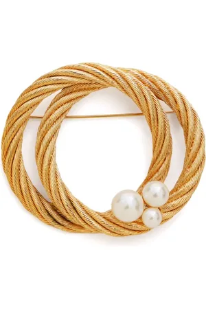 Dior Broche con perlas artificiales