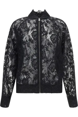 ERMANNO SCERVINO Chaqueta bómber de encaje floral