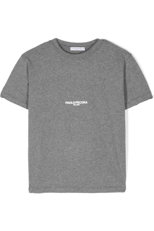 Paolo Pecora Camiseta con aplique del logo