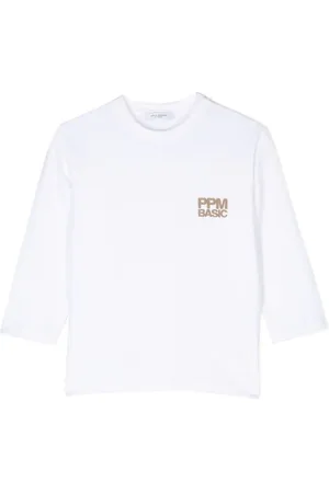 Paolo Pecora Camiseta con aplique del logo