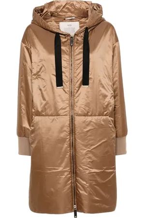 Max Mara Plumífero Green con capucha
