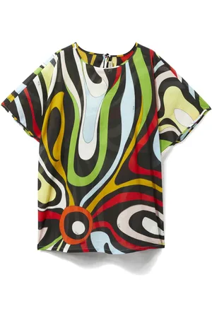 PUCCI Junior Vestido con estampado Marmo