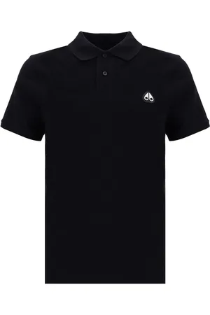 Moose Knuckles Polo Everett con aplique del logo
