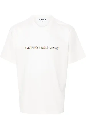 SUNNEI Camiseta con logo bordado