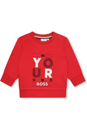 HUGO BOSS Sudadera con eslogan estampado