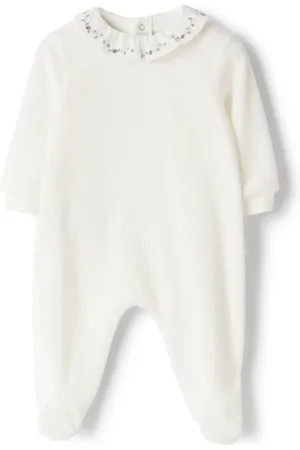 Il gufo Body con cuello bordado
