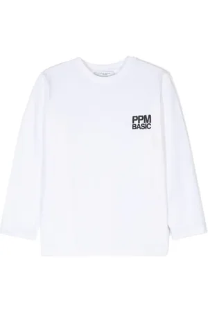 Paolo Pecora Camiseta con aplique del logo