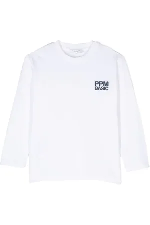 Paolo Pecora Camiseta con aplique del logo