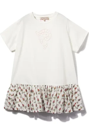 PUCCI Junior Vestido con emblema de pez