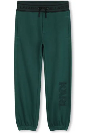 Karl Lagerfeld Pantalones con logo bordado y cordones