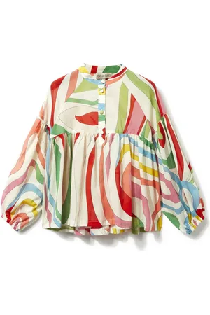 PUCCI Junior Vestido con estampado Marmo