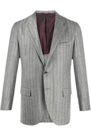 Kiton Blazer a rayas diplomáticas