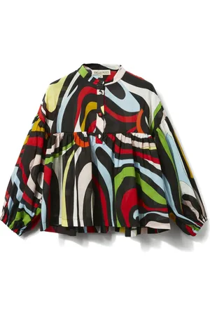 PUCCI Junior Vestido con estampado Marmo