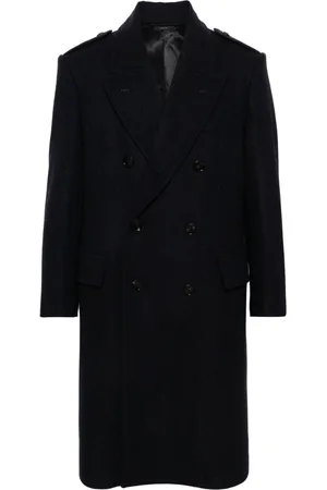 Tom Ford Abrigo con motivo de espiga