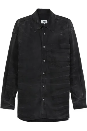 Maison Margiela Camisa con efecto arrugado