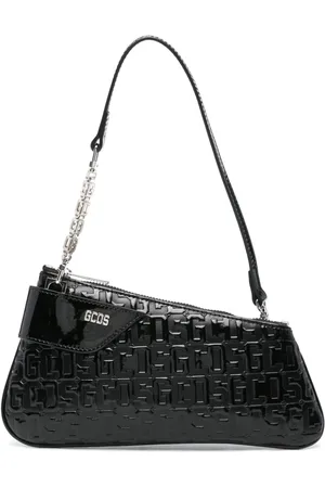 GCDS Bolso de hombro Comma Notte con monograma