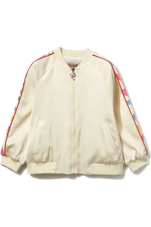 PUCCI Junior Chaqueta bómber con bordado floral