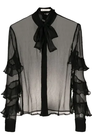Lethicia Bronstein Camisa Adrian con detalle de volantes