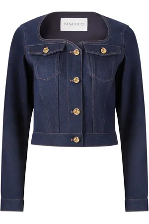 Nina Ricci Chaqueta vaquera con escote corazón